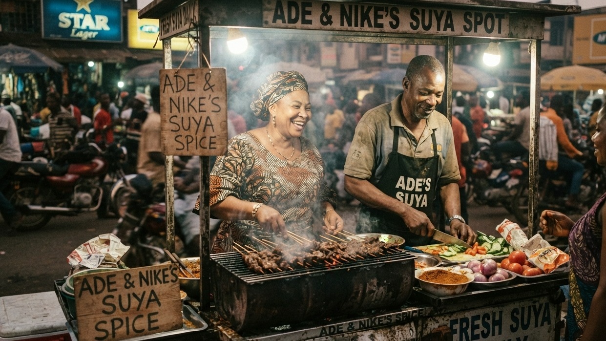 Help a Hardworking Couple Raise ₦3.5M to Move Their Suya Business Into a Permanent Stall